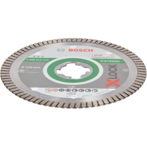 Bosch X-Lock Diamanttrennscheibe Best for Ceramic, 125 mm, für saubere Schnitte in Keramik.