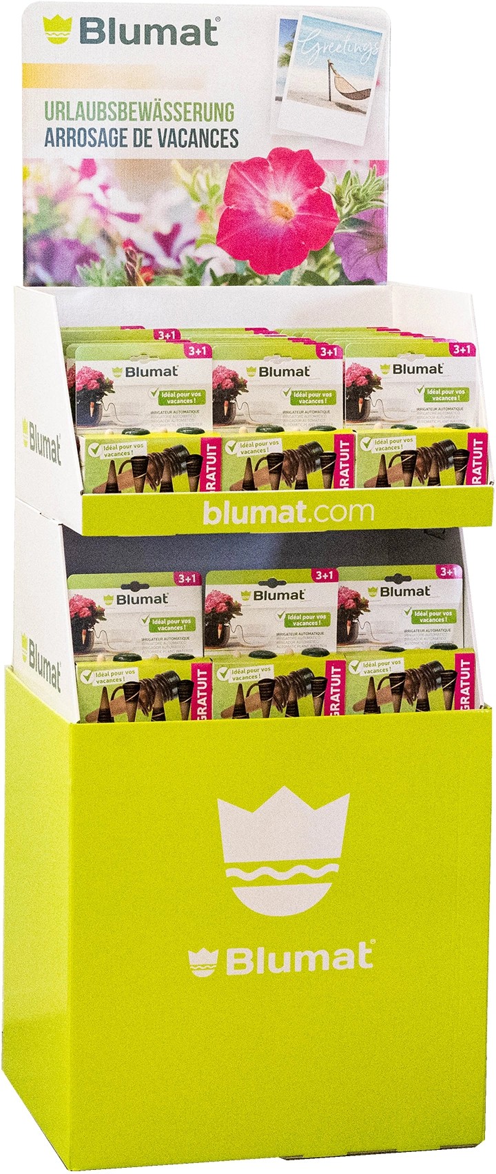 Bewässerungssystem Blumat Set 3+1 die ideale Urlaubsbewässerung für