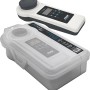 PoolLab Pooltester mit Messgerät und Aufbewahrungsbox für professionelle Wasseranalyse.