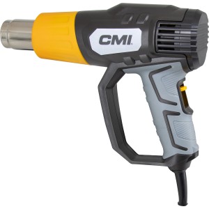 CMI Heißluftpistole C-HLP-2000 H mit Düsen und Spachtel, 2000W, zum Lösen von Farbe und Aufweichen von Klebstoffen.