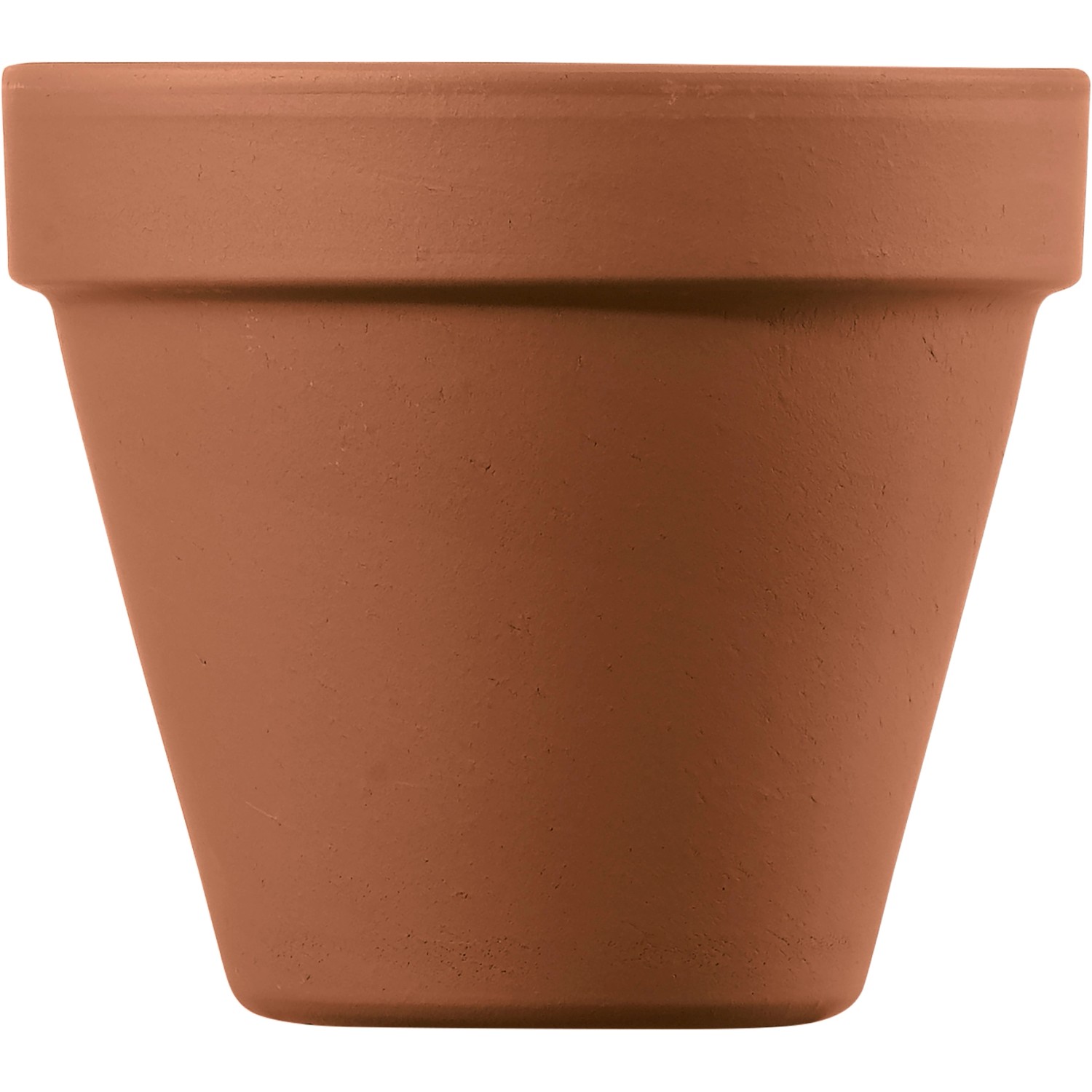 Deroma Pflanztopf Standard, Ø 20 cm, Terrakotta. Klassischer Blumentopf für Innen und Außen.