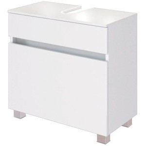Held Möbel Waschbeckenunterschrank Verona 60 cm matt Weiß-Weiß