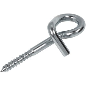 Verzinkter LUX Sicherheits-Schaukelhaken 12x160 mm für Gartenspielgeräte.