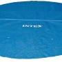 Blaue Intex Solarplane für Easy & Frame Pools, Ø 549 cm. Pool Solarabdeckung zur Erwärmung des Poolwassers.