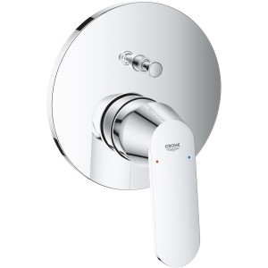 Grohe Eurosmart Cosmopolitan Wannenbatterie in Chrom mit Einhebelmischer.