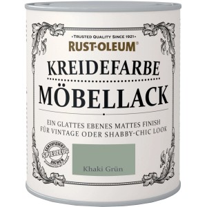 Dose Rust-Oleum Kreidefarbe Möbellack Khaki Grün Matt, geeignet für Vintage- und Shabby-Chic-Look.