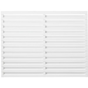 Plus Holz Sichtschutzzaun Osaka Nadelholz Weiß 180 cm x 136 cm