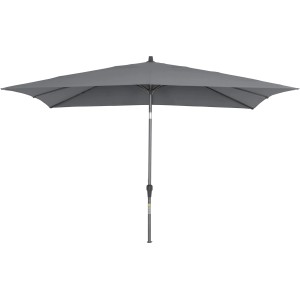 Siena Garden Marktschirm, 300x200 cm, anthrazit, mit Kurbel für einfache Bedienung.