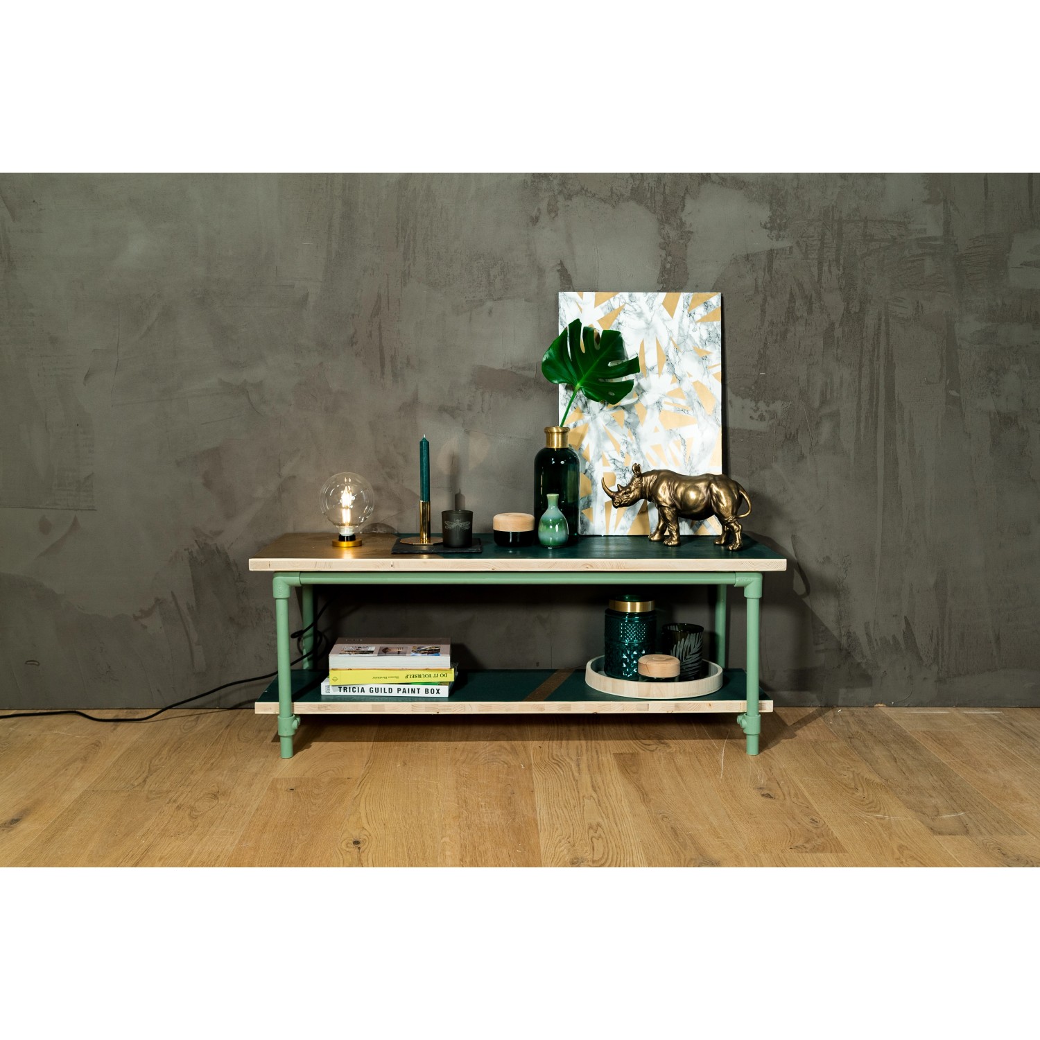 Home TZH Industrierohr 1,27cm - Schwarz Eisenrohr Für DIY Möbel & Regale