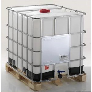 IBC Tank 1.055 l auf Holzpalette