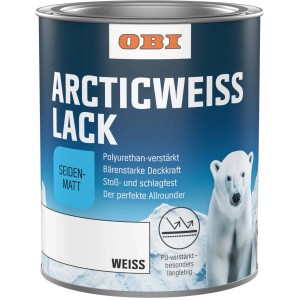 OBI Arctic Weißlack seidenmatt 750 ml