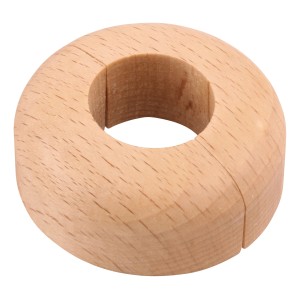 Sanitop-Wingenroth Heizungsrosette aus Echtholz, 22 mm, Buche