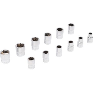 Steckschlüsselsatz Innensechskant 12-teilig 3/8"