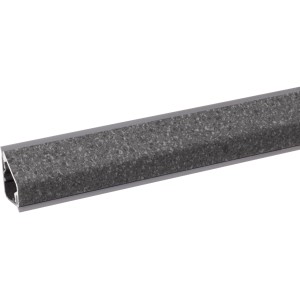 Wandabschlussleiste Terrano Anthrazit, 300cm, zur Abdichtung von Arbeitsplatten an der Wand.