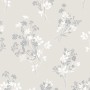 Laura Ashley Vliestapete Igerna Natural Beige mit Blumenmuster.