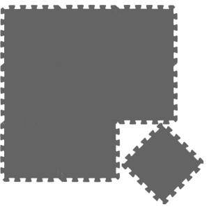 LittleTom Baby & Kinder Puzzlematte 30 x 30 cm 9 Stück Grau