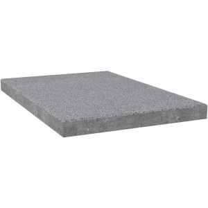 Diephaus Terrassenplatte Nano Tec Grau-Granit, 60x40x4 cm, Betonplatte für Terrasse und Gehwege.