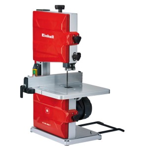 Einhell TC-SB 200/1 Bandsäge: Rote Tischbandsäge für Holz, Metall und Kunststoff. Inkl. neigbarem Tisch.
