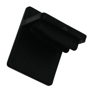 Gardinia Concept Klebeträger, schwarz, für Plissees ohne Bohren.