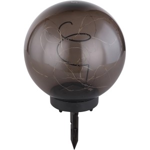 Globo LED-Solaraußenleuchte Kugel, Ø 20cm, mit 30 LEDs. Dekorative Gartenbeleuchtung.