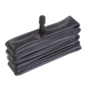 Prophete Fahrradschlauch 24 Zoll mit Autoventil, gefaltet.