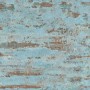 Vliestapete Elements in Blau-Braun mit Industrial-Struktur, matte Optik.