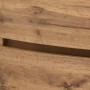 Detailaufnahme: Held Möbel Waschtisch-Set Salerno, Wotaneiche Dekor mit zwei Schubladen.