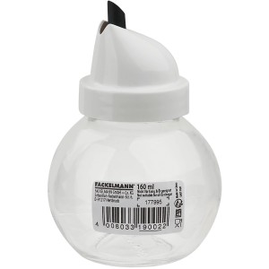 Fackelmann Allesgießer Kugelglas, 160 ml, mit weißem Ausgießer für Küche & Haushalt.