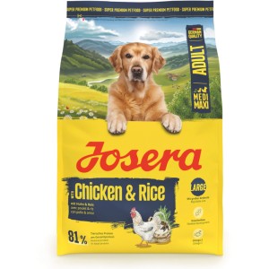 Josera Hunde-Trockenfutter Adult Huhn & Reis 3kg für große Rassen.