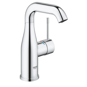 Grohe Essence Waschtischarmatur M-Size in Chrom, Einhandmischer für Waschbecken.