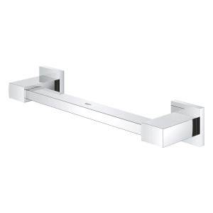 Grohe QuickFix Wannengriff Start Cube, Chrom, 354 mm, zur Wandmontage im Badezimmer.