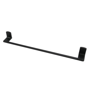 Spirella Handtuchstange Taku 60 cm x 7 cm x 6 cm Schwarz Matt