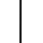 Gartenstecker mit silberner Edelstahlkugel, 107 cm hoch, zur Dekoration von Pflanzkübeln und Beeten.