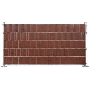 Floraworld PVC-Sichtschutzstreifen in Holzoptik, braun, für Doppelstabmattenzaun.