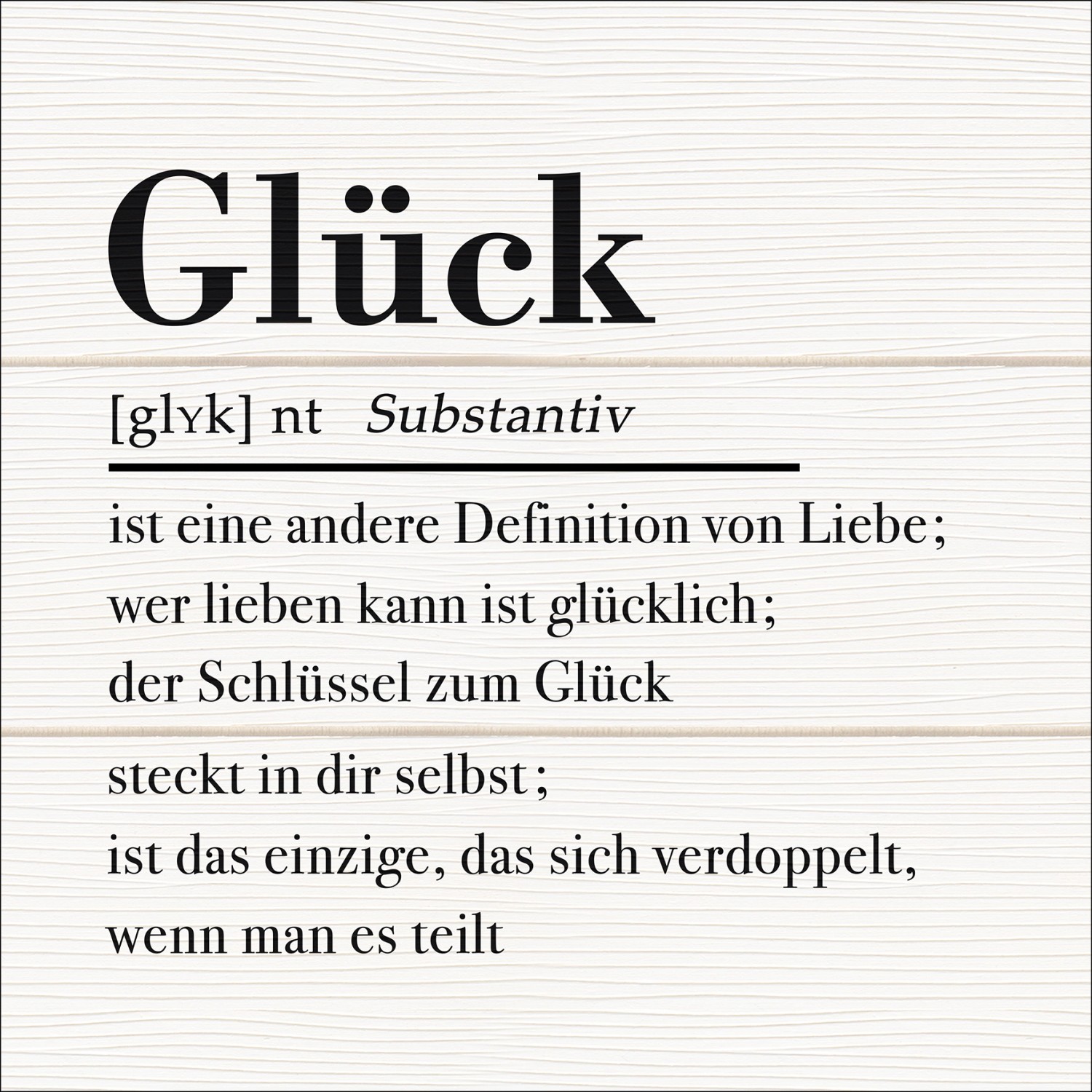 Pro Art Dekopanel Glück auf Holz 30 cm x 30 cm kaufen bei OBI