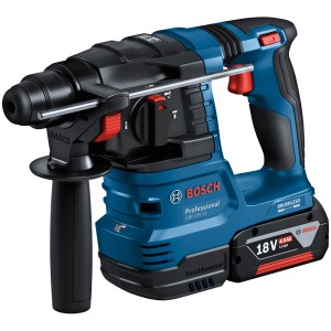 Bosch Professional Akku-Bohrhammer GBH 18V-22 mit Akku und L-Boxx.