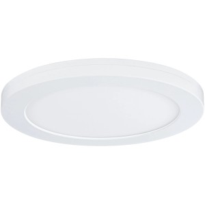 Rundes, weißes Paulmann LED Einbaupanel Cover-it mit Sensor, Ø225mm.
