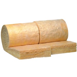 Isover Trennwand-Klemmfilz WLS 039, 75 mm, gerollt und geschnitten, zur Dämmung.