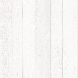 Weiße Vliestapete im Holzplanken-Design, Surfing&Sailing. Dekorative Tapete mit maritimen Flair.