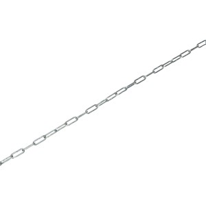 Feuerverzinkte Rundstahlkette, 6 mm Durchmesser, als Meterware