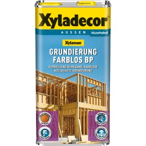 Xyladecor Xylamon Grundierung Farblos BP 5l für Holz im Außenbereich.