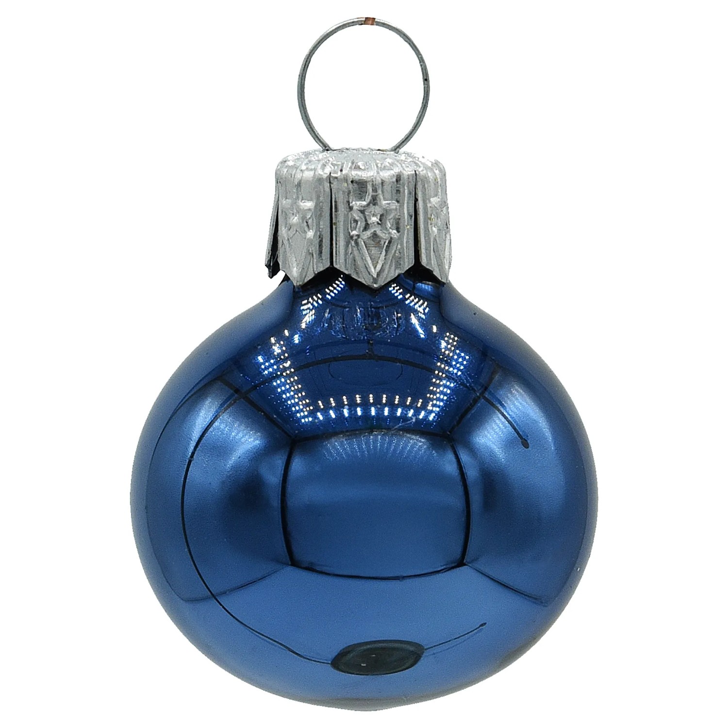 Vitbis Weihnachtskugel-Set Glas Ø 10 cm Dunkelblau Mix 2 Stück kaufen bei OBI