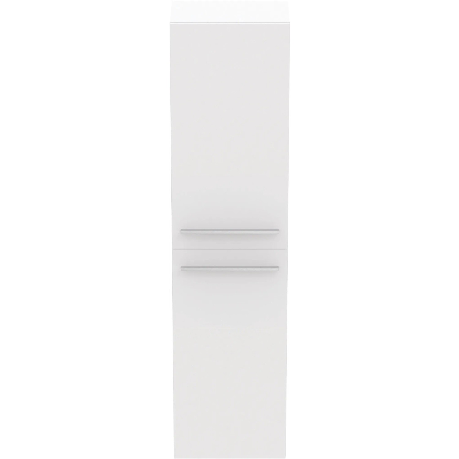 Ideal Standard Bad-Hochschrank i.life A, weiß hochglanz, 30 cm breit. Badmöbel für mehr Stauraum.