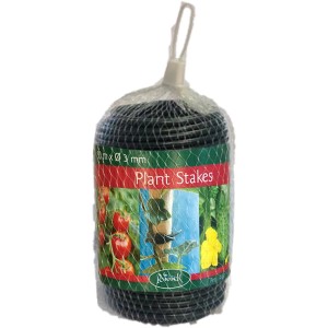 Peacock Bindeband, Kunststoff, Schwarz, Ø 3 mm, 50 m, für Rankhilfen.