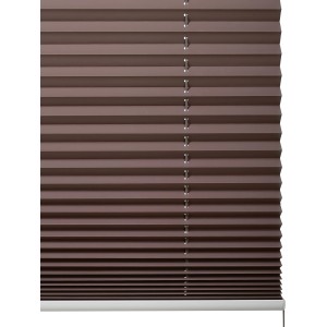 Graues OBI Thermo-Plissee Tona, 45x130 cm, verspannt. Ideal für Sicht- und Sonnenschutz.