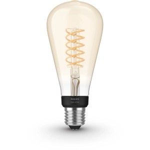 Philips Hue Filament Giant Edison Lampe E27, 7W, warmweißes Licht, dimmbar.