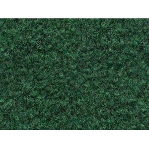 Grüner Kunstrasen als Meterware für den Balkon, Detailansicht.