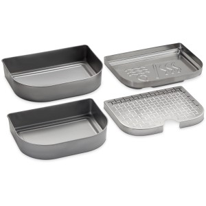 Weber Multifunktions-Set für Lumin Compact: 4-teiliges Grillutensilien-Set zum Warmhalten und Räuchern.