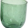 Grünes Boltze Windlicht Boble, 12 cm, aus Glas mit Lufteinschlüssen.