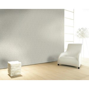 Beige Glööckler Vliestapete Imperial Feder Uni im Raum, dezente Federoptik.